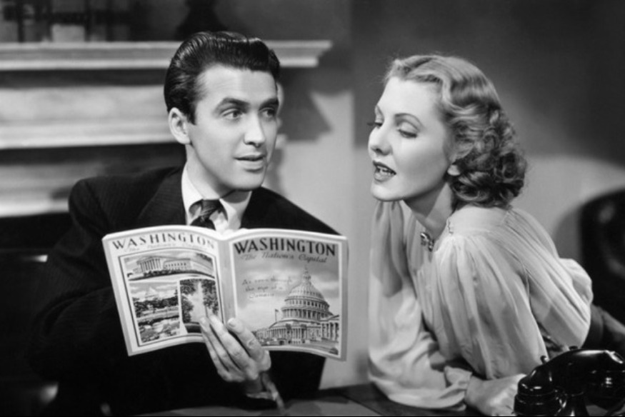 James Stewart e Jean Arthur
